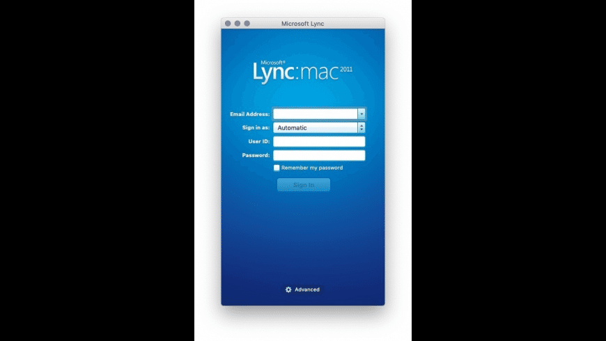 Lync client for mac